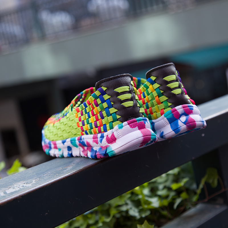 夏季镂空休闲网面鞋2023新款编织鞋女鞋透气休闲运动鞋布鞋妈妈鞋 - Image 17