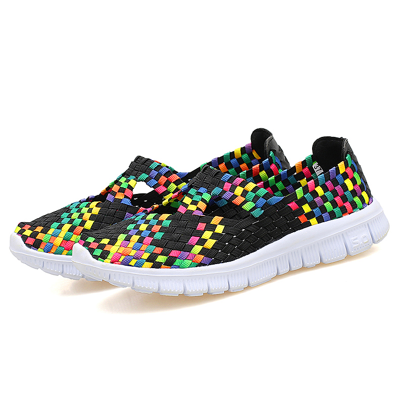 2026夏季镂空休闲网面鞋新款编织鞋女鞋透气休闲运动鞋布鞋妈妈鞋 - Image 4