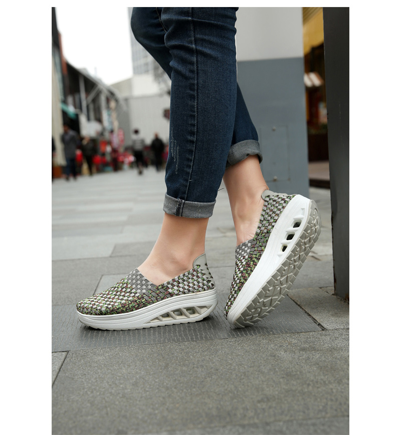 2026夏季镂空休闲网面鞋新款编织鞋女鞋透气休闲运动鞋布鞋妈妈鞋